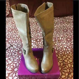 Rampage Sylvestra Knee High Motorcycle Boots